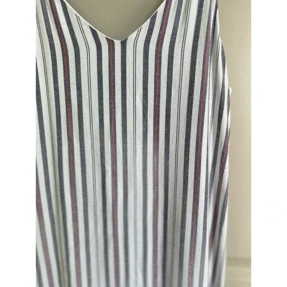 Doe & Rae Beachy Stripe Sleeveless Maxi Dress Sz. Small - Picture 7 of 9